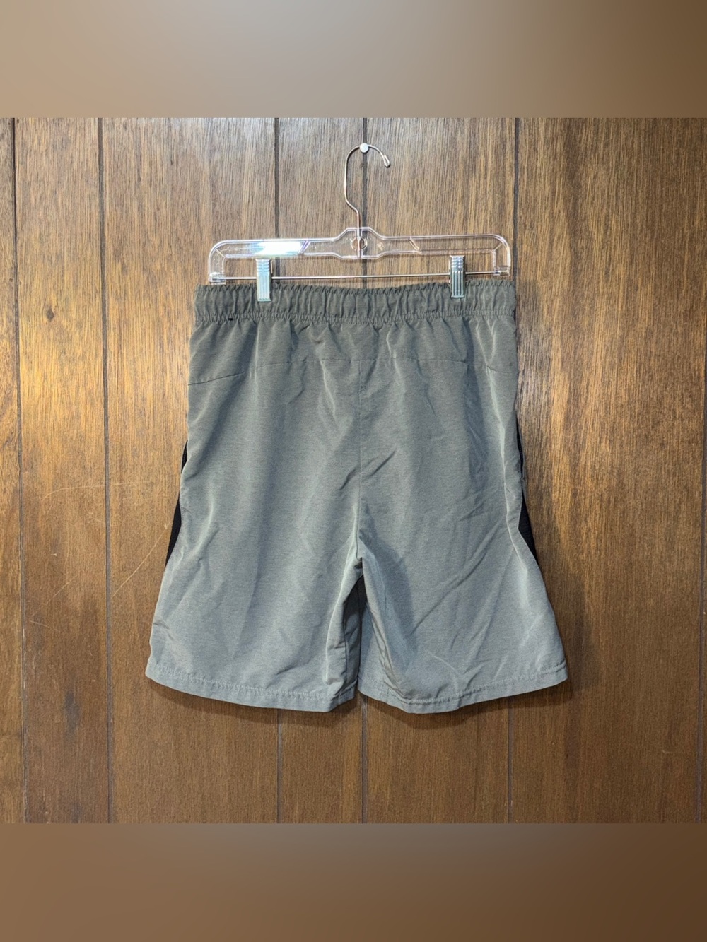 Nike Dri-FIT Athletic Shorts Mens Small Gray Black Training Gym - Picture 3 of 11